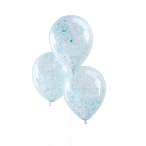 Balões Confetti Azul