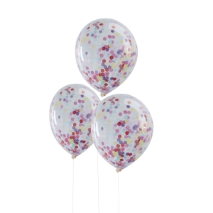 Balões com Confetti