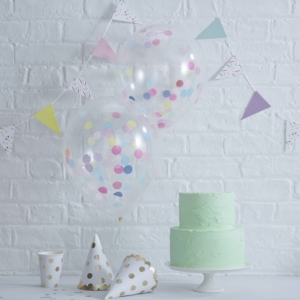Balões com Confetti
