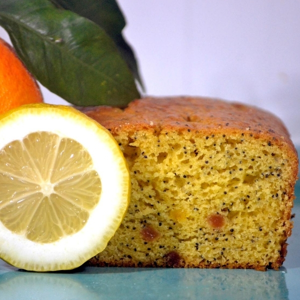 Preparado para Bolo de Laranja e Limão com Sementes de Papoila - 500g