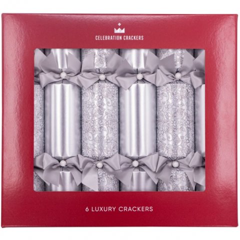 6 Crackers Silver Blossom