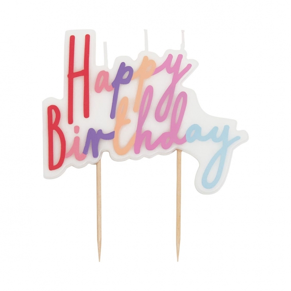 Vela Happy Birthday Rosa