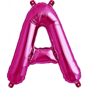 Balão Letra A Rosa 16