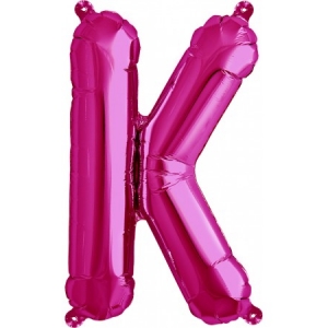 Balão Letra K Rosa 16