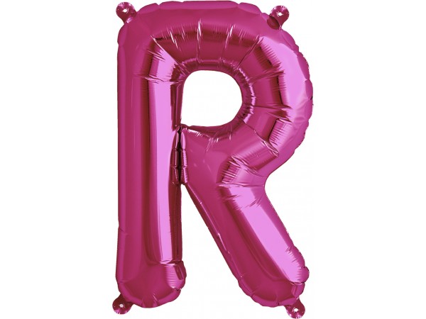 Balão Letra R Rosa 16