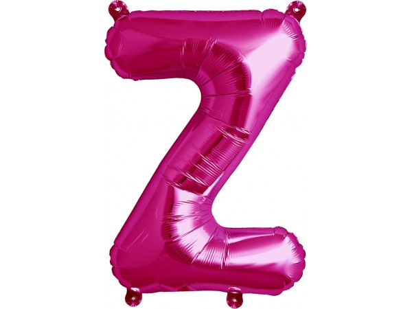 Balão Letra Z Rosa 16