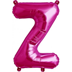 Balão Letra Z Rosa 16