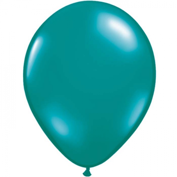 Unidade Balão Qualatex Azul Teal Transparente