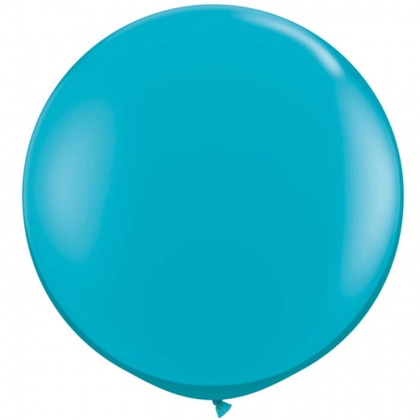 Unidade Balão Qualatex 3ft Azul Tropical
