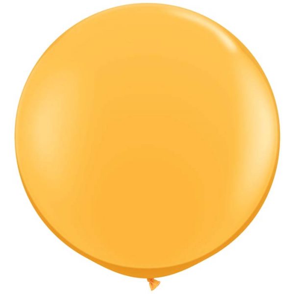 Unidade Balão Qualatex 3ft Amarelo Torrado