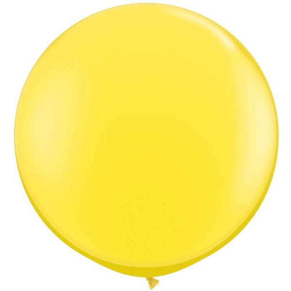 Unidade Balão Qualatex 3ft Amarelo