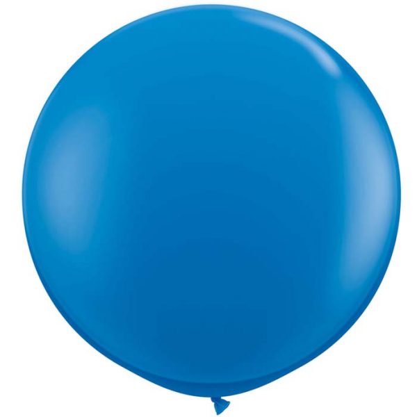 Unidade Balão Qualatex 3ft Azul Real