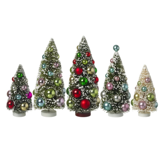 Mini Pinheiro Decorativo Bolas Prata Mini Pinheiro Decorativo Bolas Prata
