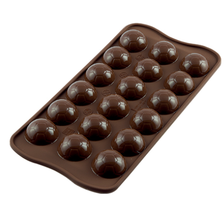 Molde de Silicone Bombons Futebol