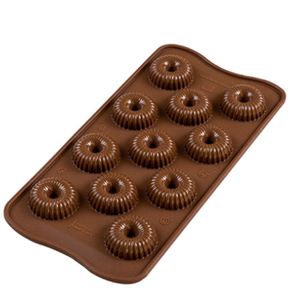 Molde de Silicone Bombons Coroas