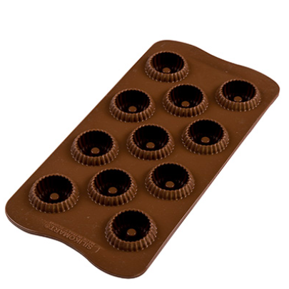 Molde de Silicone Bombons Coroas Molde de Silicone Bombons Coroas
