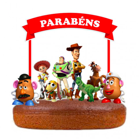 Topo de Bolo Toy Story