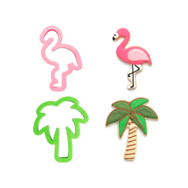 2 Cortadores Flamingo e Palmeira