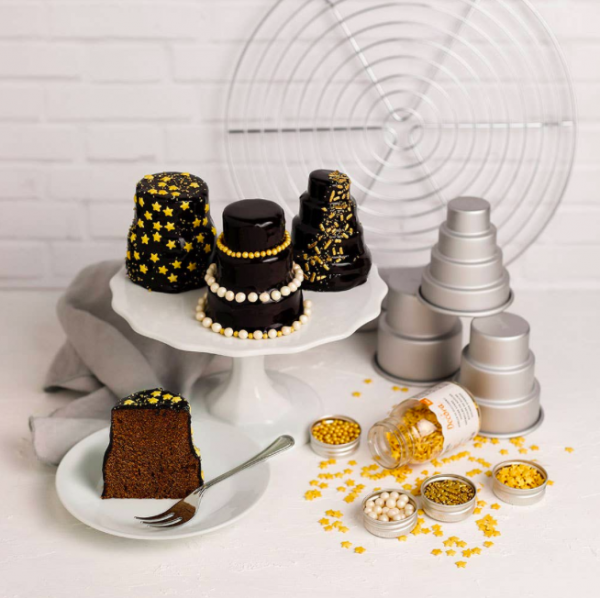 Forma Mini Bolo de 3 Andares Forma Mini Bolo de 3 Andares