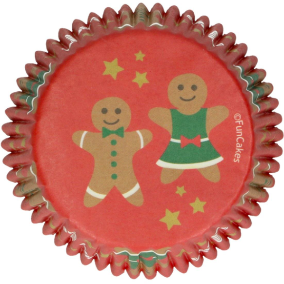 48 Forminhas para Cupcake Gingerbread