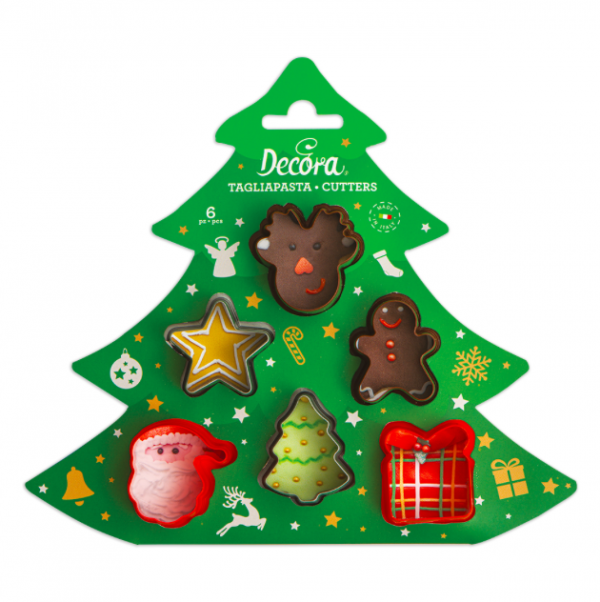6 Mini Cortadores Natal