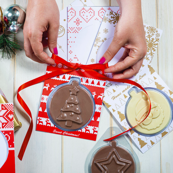 Kit Postais de Natal Chocolate