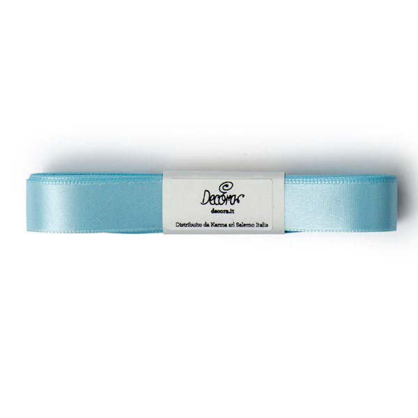 Fita de Cetim 15mm x 5m Azul Bebé Fita de Cetim 15mm x 5m Azul Bebé