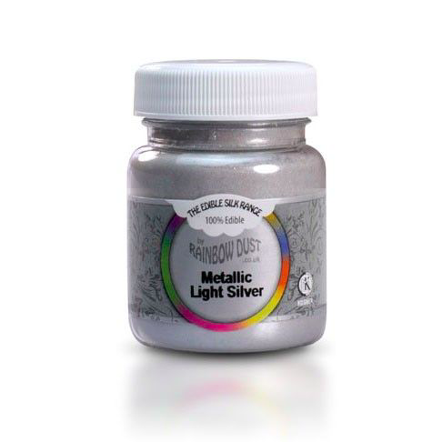 Corante em Pó Metallic Light Silver 30g