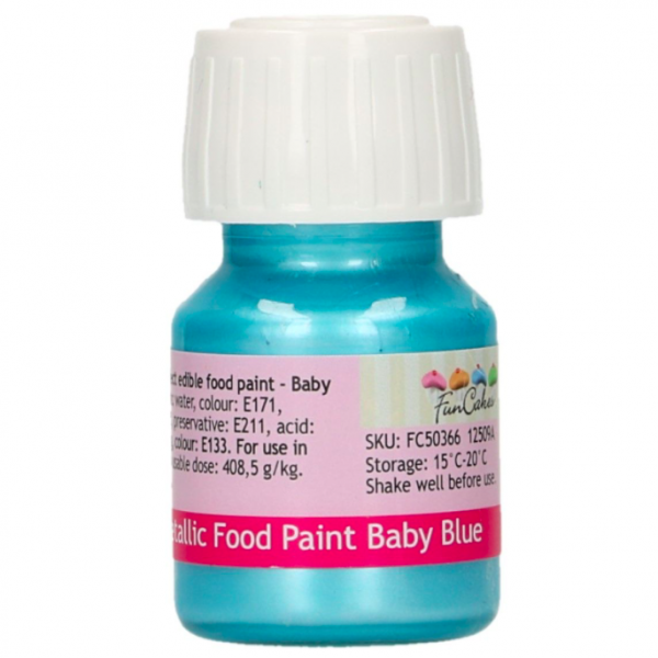 Tinta Comestível Azul Bebé 30ml Tinta Comestível Azul Bebé 30ml