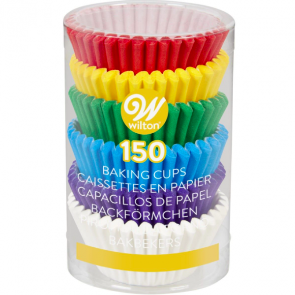 150 Mini Forminhas para Cupcake Coloridas