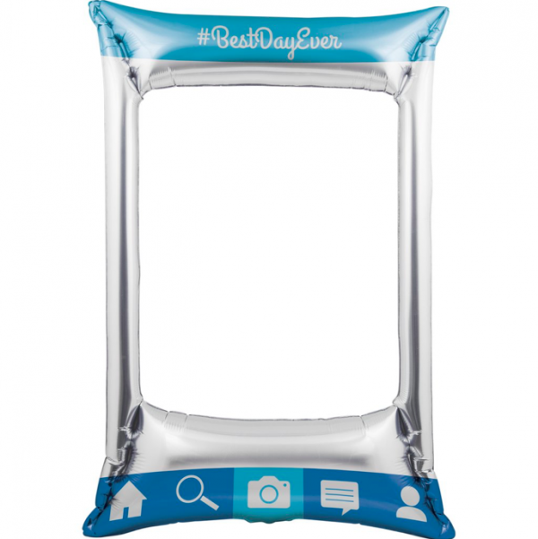 Moldura para Fotografias Balão Redes Sociais