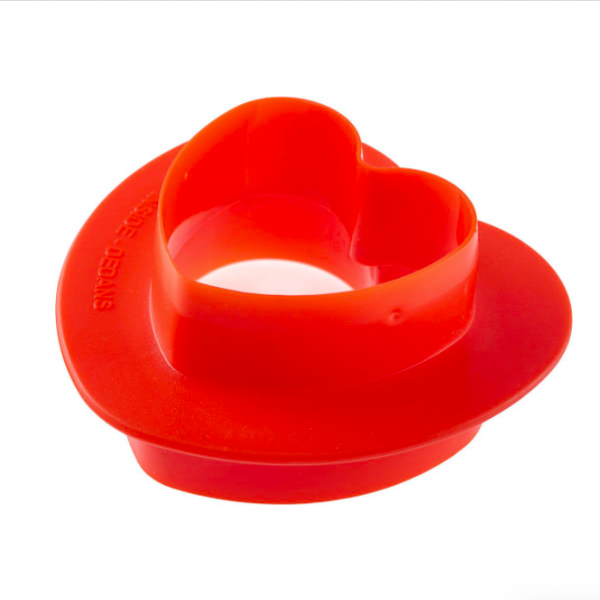 Molde Silicone Coração Lapidado Molde Silicone Coração Lapidado
