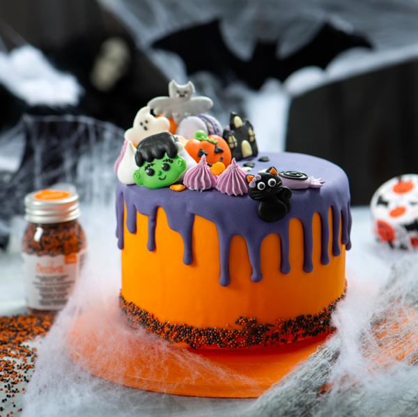 6 Decorações de Açúcar Halloween 6 Decorações de Açúcar Halloween
