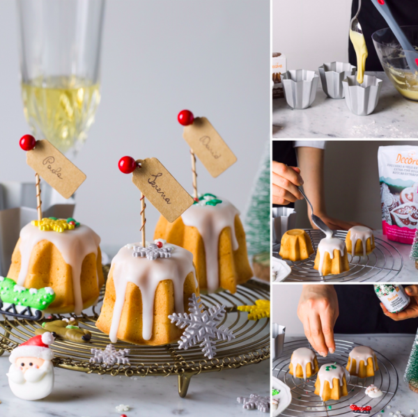 3 Mini Moldes Pandoro 3 Mini Moldes Pandoro