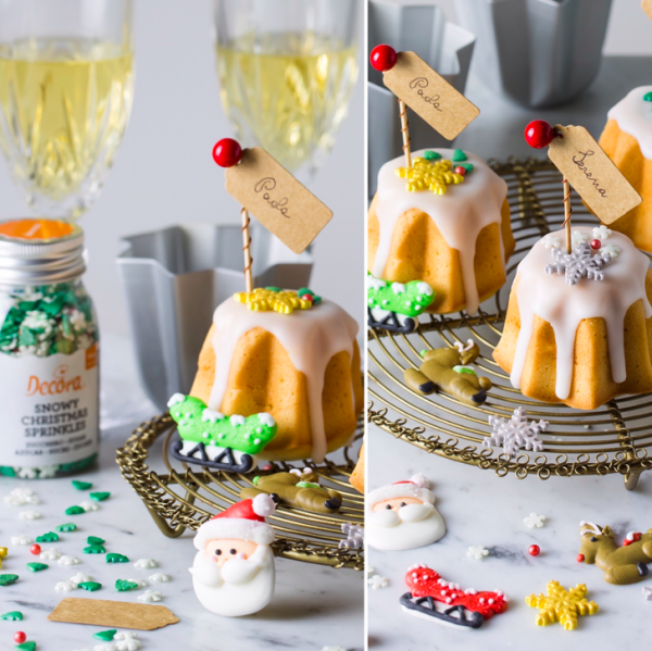 6 Decorações de Açúcar Natal 6 Decorações de Açúcar Natal