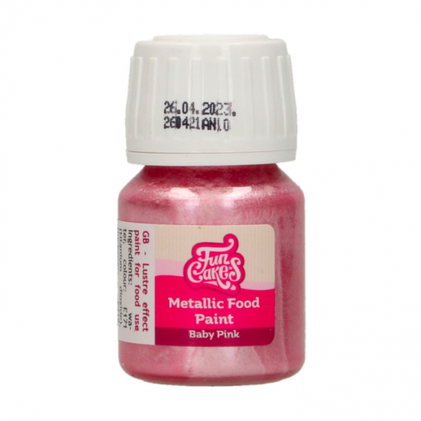 Tinta Comestível Rosa Bebé 30ml