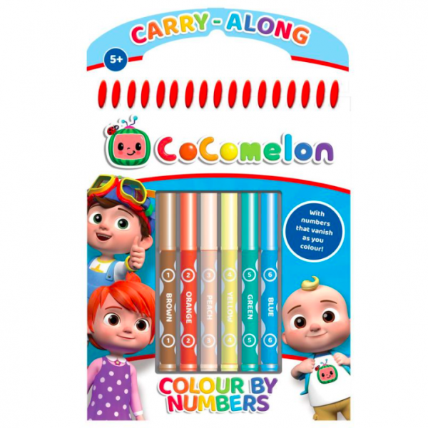 Kit Colorir com Números Cocomelon Kit Colorir com Números Cocomelon