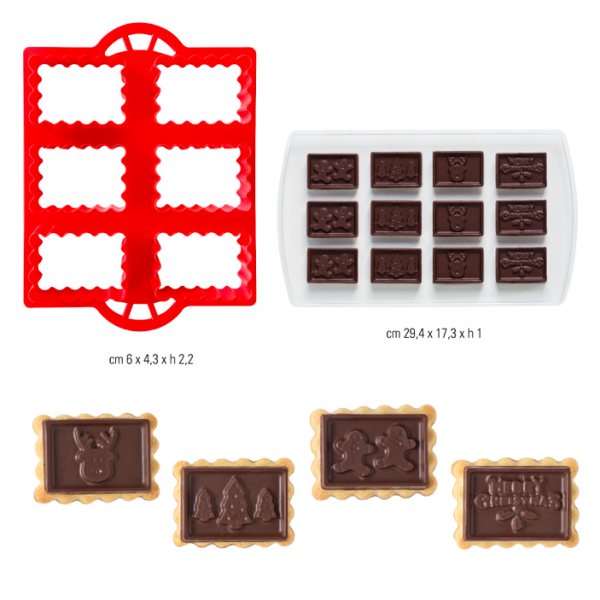 Kit Bolachas com Chocolate Natal Kit Bolachas com Chocolate Natal