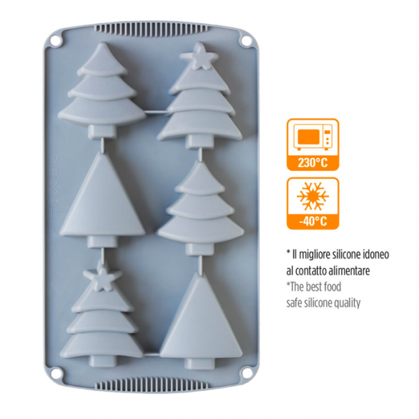 Molde de Silicone Árvores de Natal Molde de Silicone Árvores de Natal