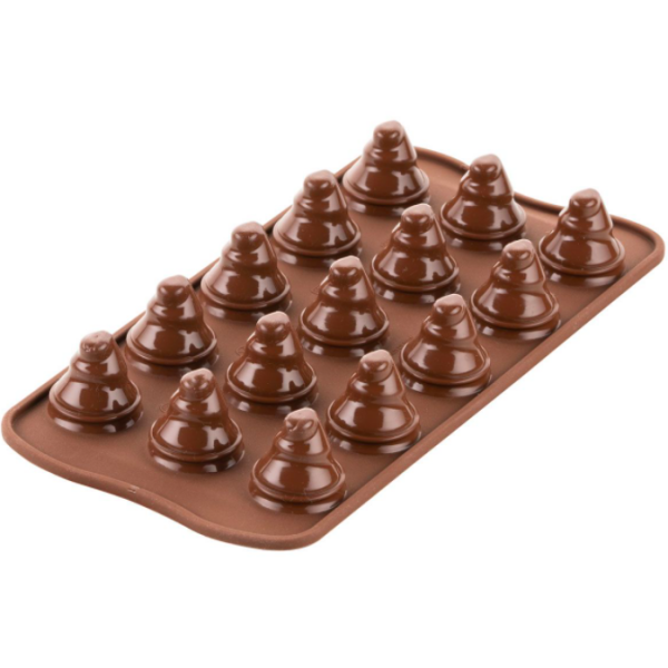 Molde Silicone Árvores de Natal Molde Silicone Árvores de Natal