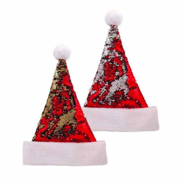 Chapéu Pai Natal Lantejoulas