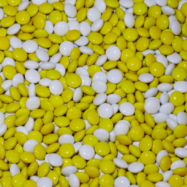 Drageias de Chocolate Amarelo e Branco 150g