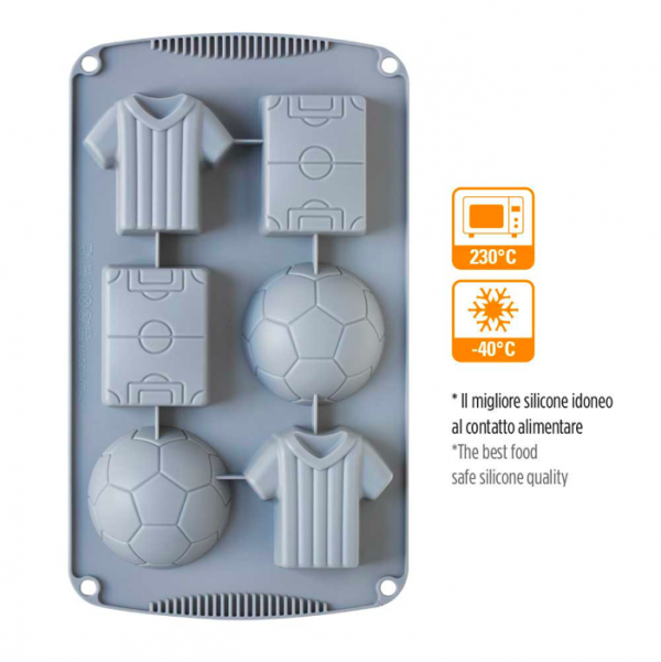 Molde de Silicone Futebol Molde de Silicone Futebol