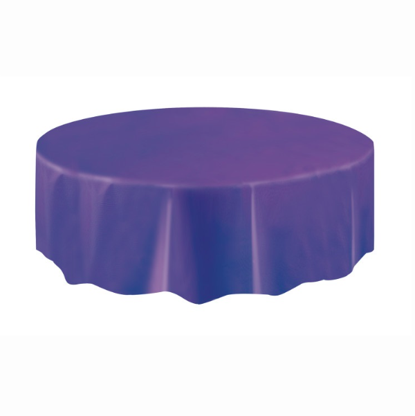 Toalha de Mesa Redonda Roxo