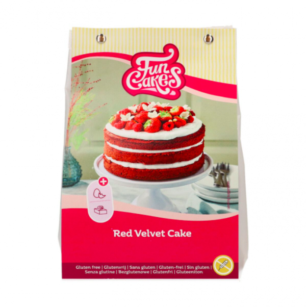 Preparado para Bolo Red Velvet SEM GLÚTEN - 400g Preparado para Bolo Red Velvet SEM GLÚTEN - 400g