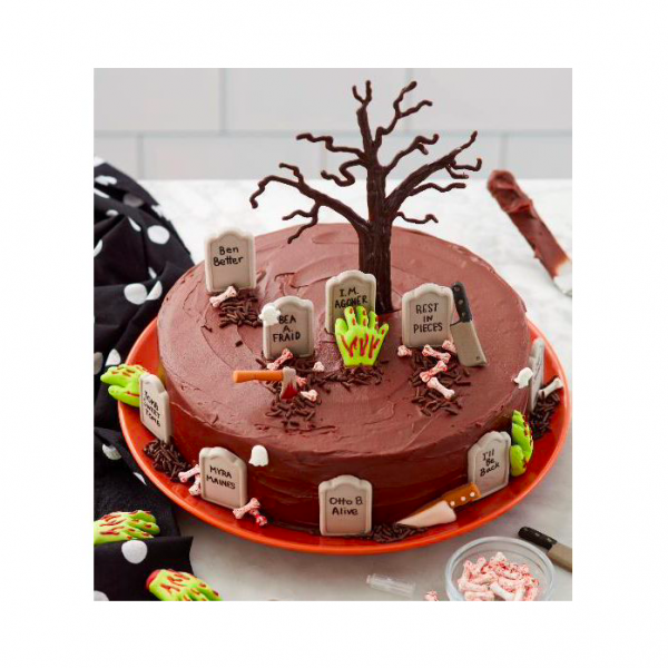 Kit Decoração em Açúcar Mãos de Zombie Kit Decoração em Açúcar Mãos de Zombie