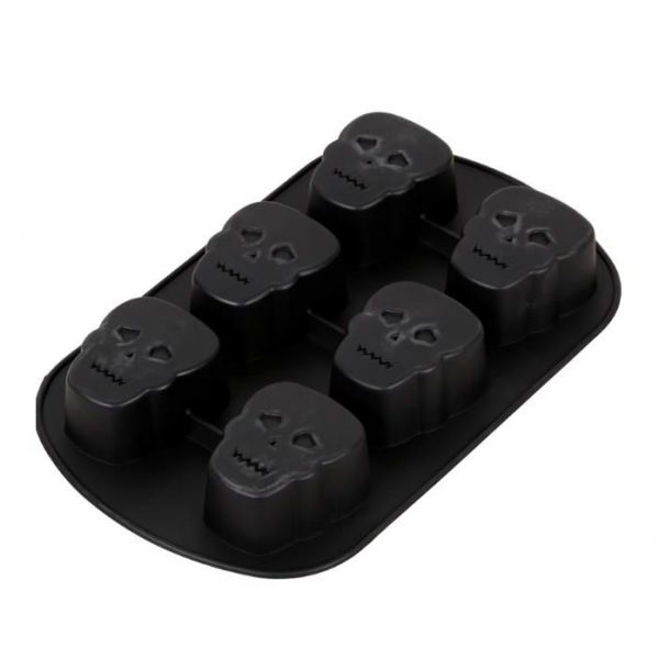Molde de Silicone Caveiras Molde de Silicone Caveiras