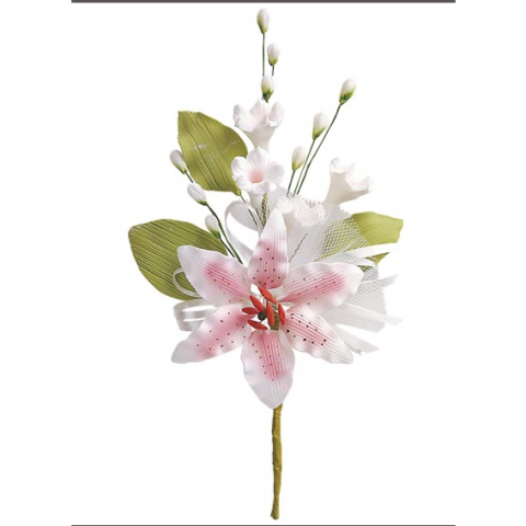 6 Ramos de Flores em Açúcar Sortidas