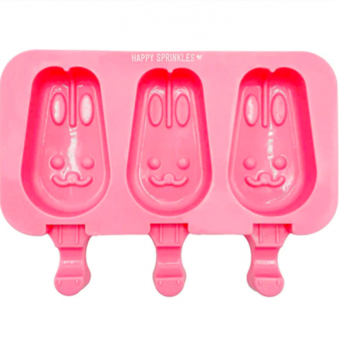 Molde Silicone Cakesicle Coelhos