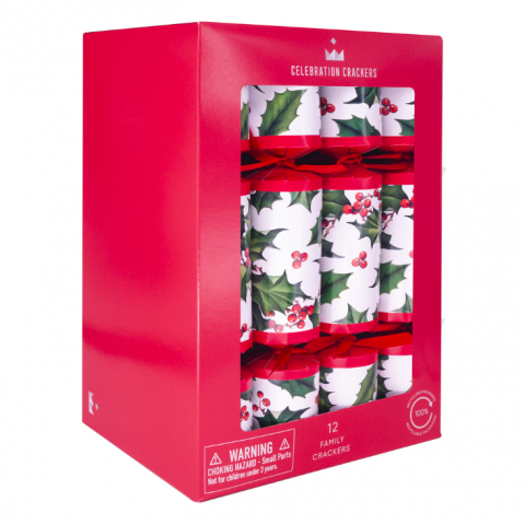 12 Crackers Holly Berry